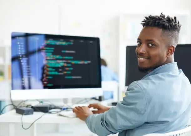 Software developer using a Jir backup solution